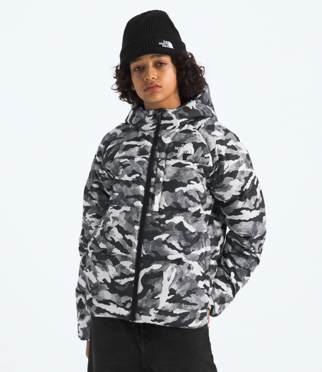 The North Face Boys' North Down Hooded Jacket - Print