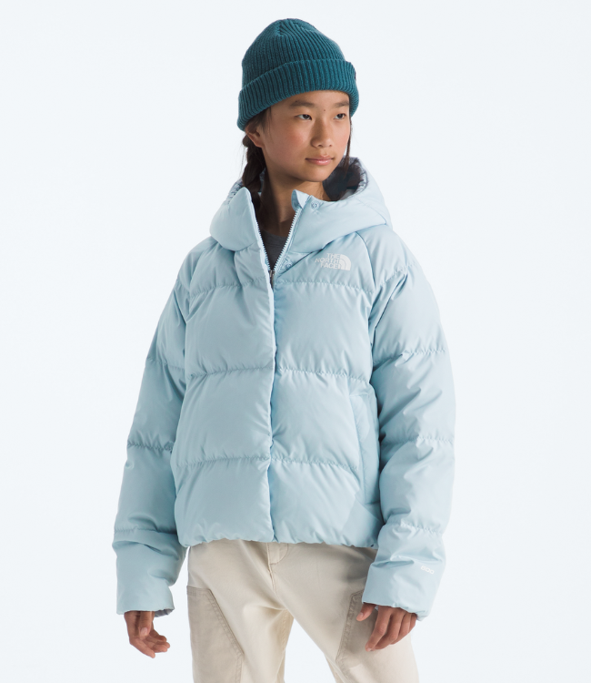 The North Face Girls' Reversible North Down Hooded Jacket