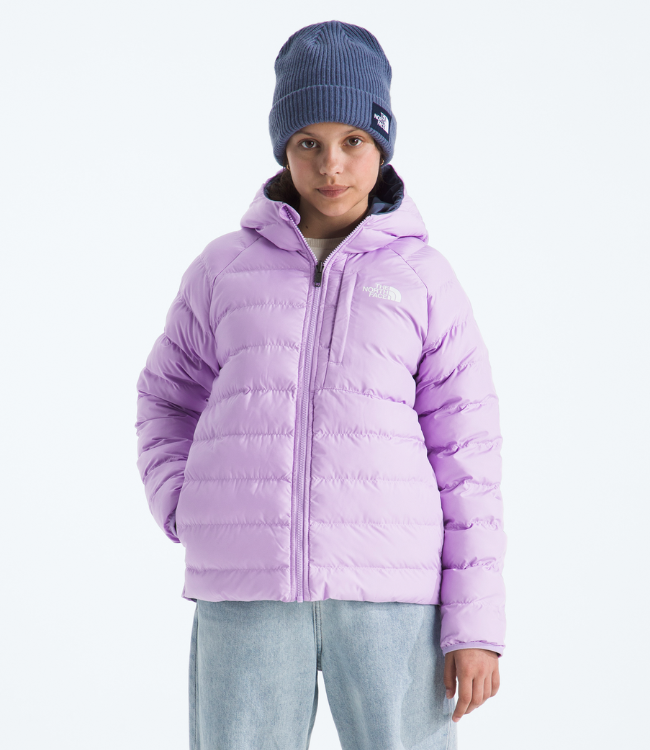 The North Face Girls' Reversible Perrito Hooded Jacket