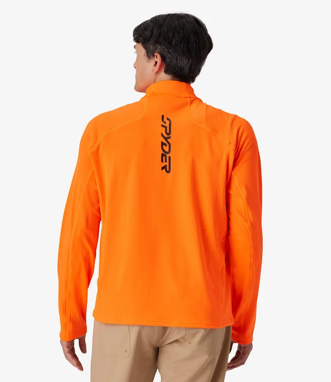Spyder Men's Gridweb Fleece Zip Neck