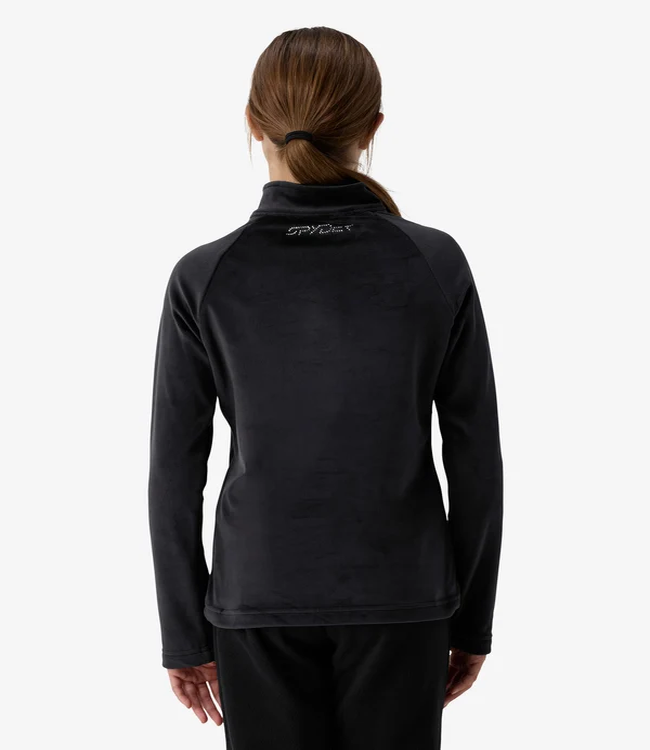 Spyder Girl's Shimmer Bug Zip Neck