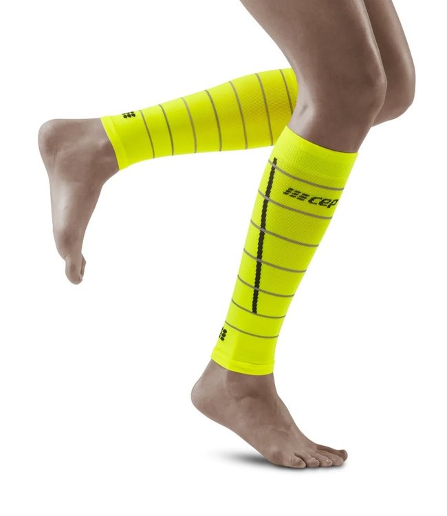CEP Women's Reflective Compression Calf Sleeves Columbus Running Company