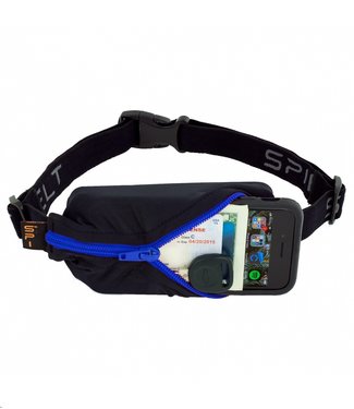 SPIBELT SpiBelt: Black Fabric/Blue Zipper