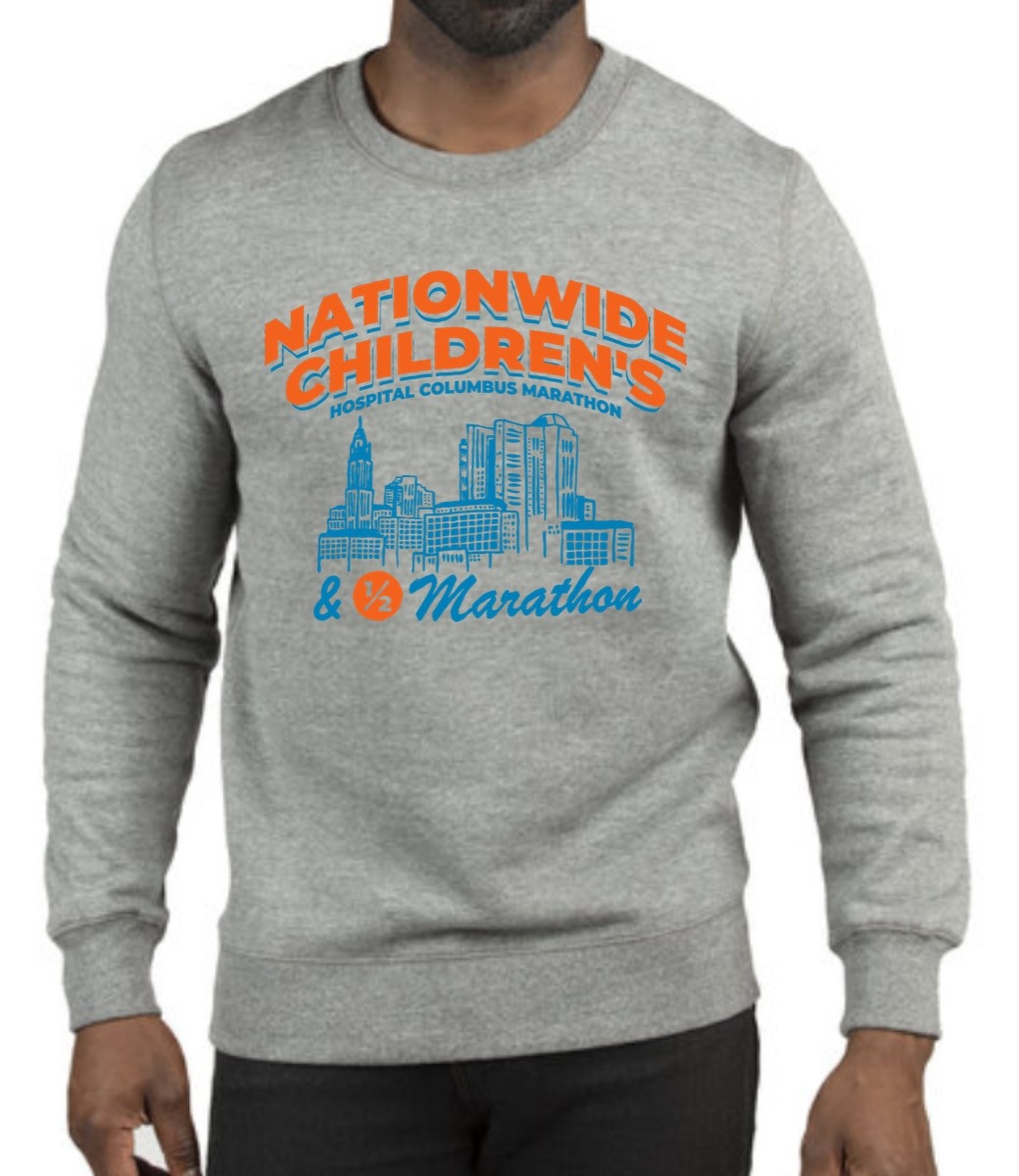 SKY Men's Columbus Marathon Finisher Crew Neck - Columbus Running Company