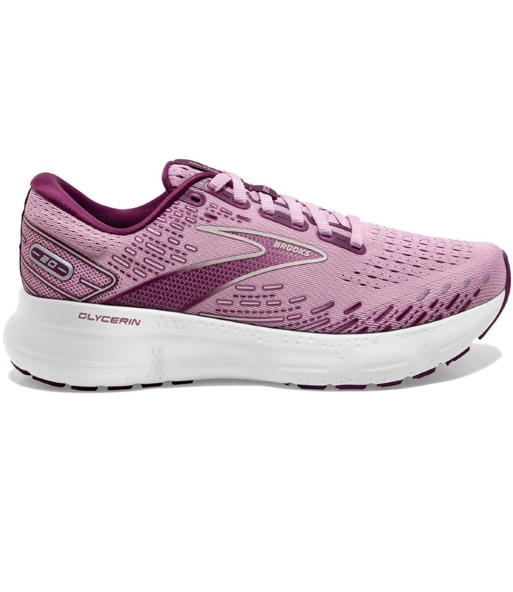 Brooks Glycerin 20 Sneaker Pink/Yellow/White (Women's)
