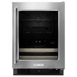 KitchenAid KUBR204ESB KAD Licensed Free Standing Refrigerator - 6 CU FT, 14 BOTTLES, DUAL ZONE, PROXIMIT