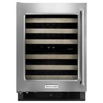 *WUW35X24DS WHR No Frost Cab Sgl-Free Standing Refr - 24" WHR BASE SINGLE ZONE WINE