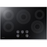 SAMSUNG NZ30K6330RS Samsung 30"Elec Cooktop",9" Rapid Boil, 1-8",5", 2-7", 1-6", Illuminated Knobs