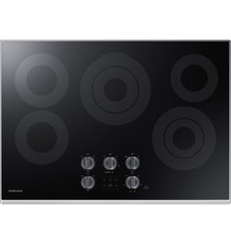 SAMSUNG NZ30K6330RS Samsung 30"Elec Cooktop",9" Rapid Boil, 1-8",5", 2-7", 1-6", Illuminated Knobs