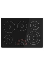 LG Electronics LCE3010SB 30 in. Radiant Smooth Surface Electric Cooktop in Black with 5 Elements
