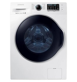 SAMSUNG WW22K6800AW  2.2 cu. Slim High-Efficiency Front Load Washer with Steam in White