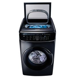 SAMSUNG WV60M9900AV Samsung 5.0 cf + 1.0 cf Flex Washer w/ Super Speed (Black Stainless)