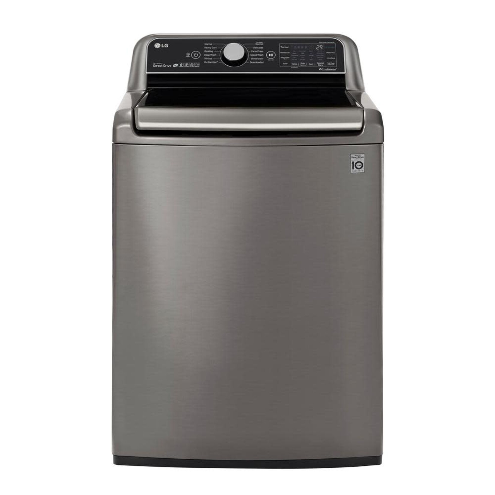 LG Electronics WT7800CV 5.5 cu. ft. HE Mega Capacity Smart Top Load Washer with TurboWash3D & Wi-Fi Enabled in Graphite Steel, ENERGY STAR