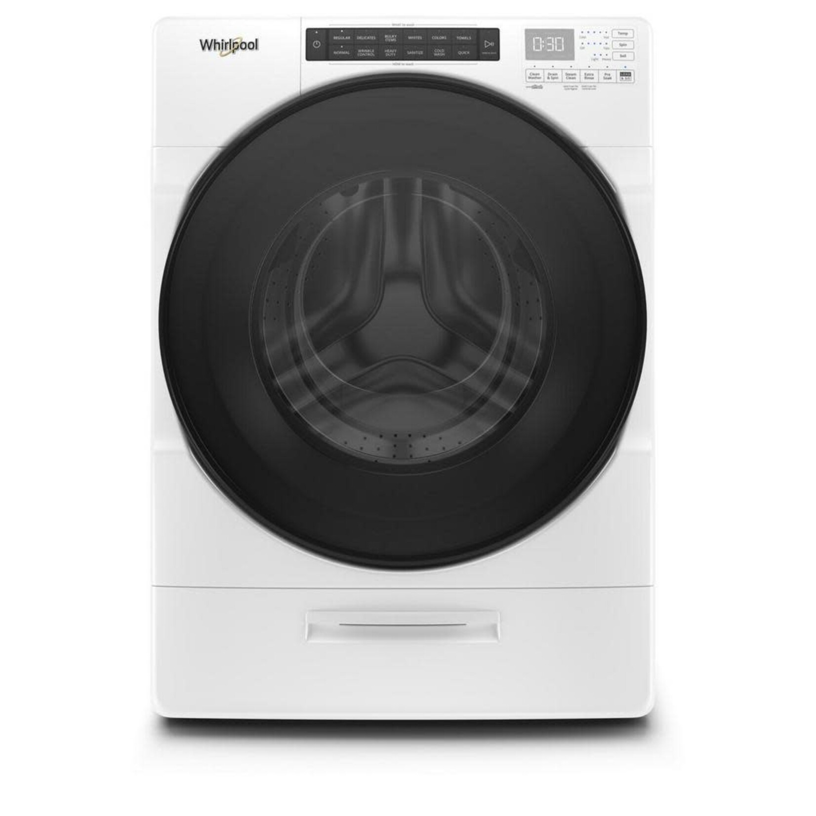 Whirlpool WFW6620HW 4.5 cu. ft. High Efficiency White Stackable Front Load Washing Machine with Load & Go XL Dispenser, ENERGY STAR
