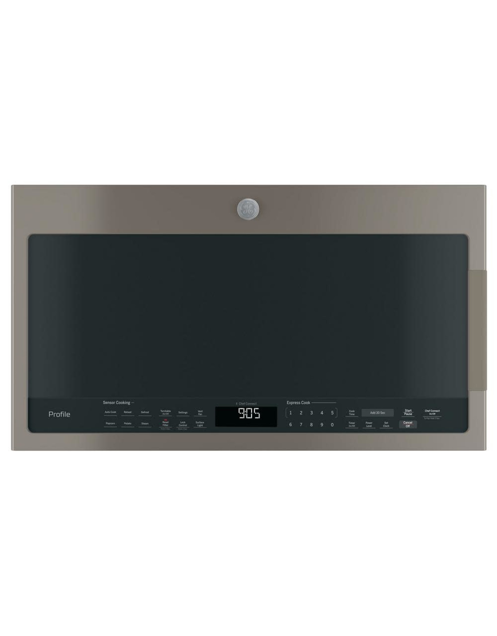 GE PROFILE PVM9005EJES Profile 2.1 cu. ft. Over the Range Microwave in Slate with Sensor Cooking, Fingerprint Resistant