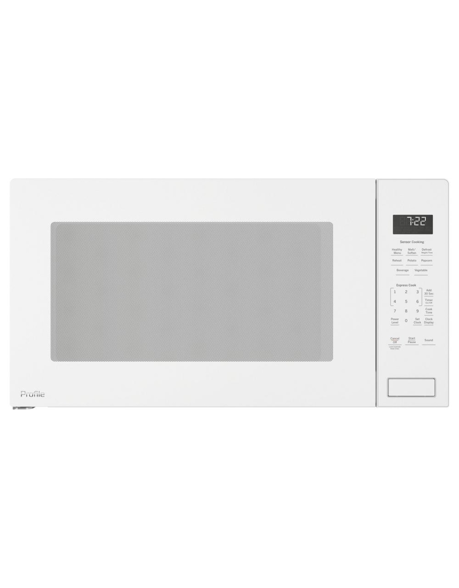 GE PEB7227DLWW Profile 2.2 cu. ft. Countertop Microwave in White with Sensor Cooking