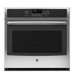 GE JT5000SFSS 30 in. 5.0 cu. ft. Single Electric Wall Oven Self-Cleaning with Steam in Stainless Steel