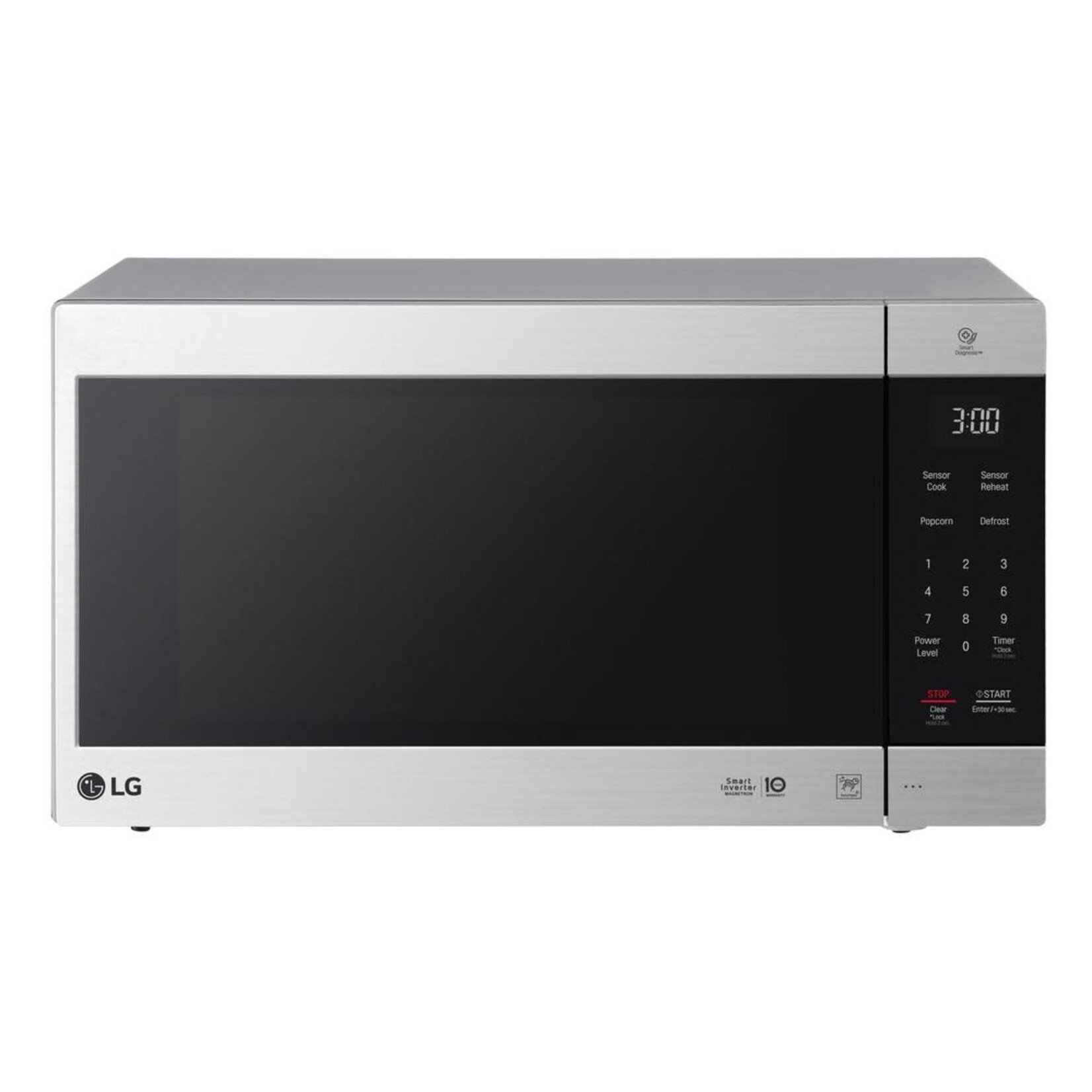 LG Electronics #LMC2075ST  - LG Stainless Steel Series 2.0 cu. ft. NeoChef™ Countertop Microwave with Smart Inverter and EasyClean®
