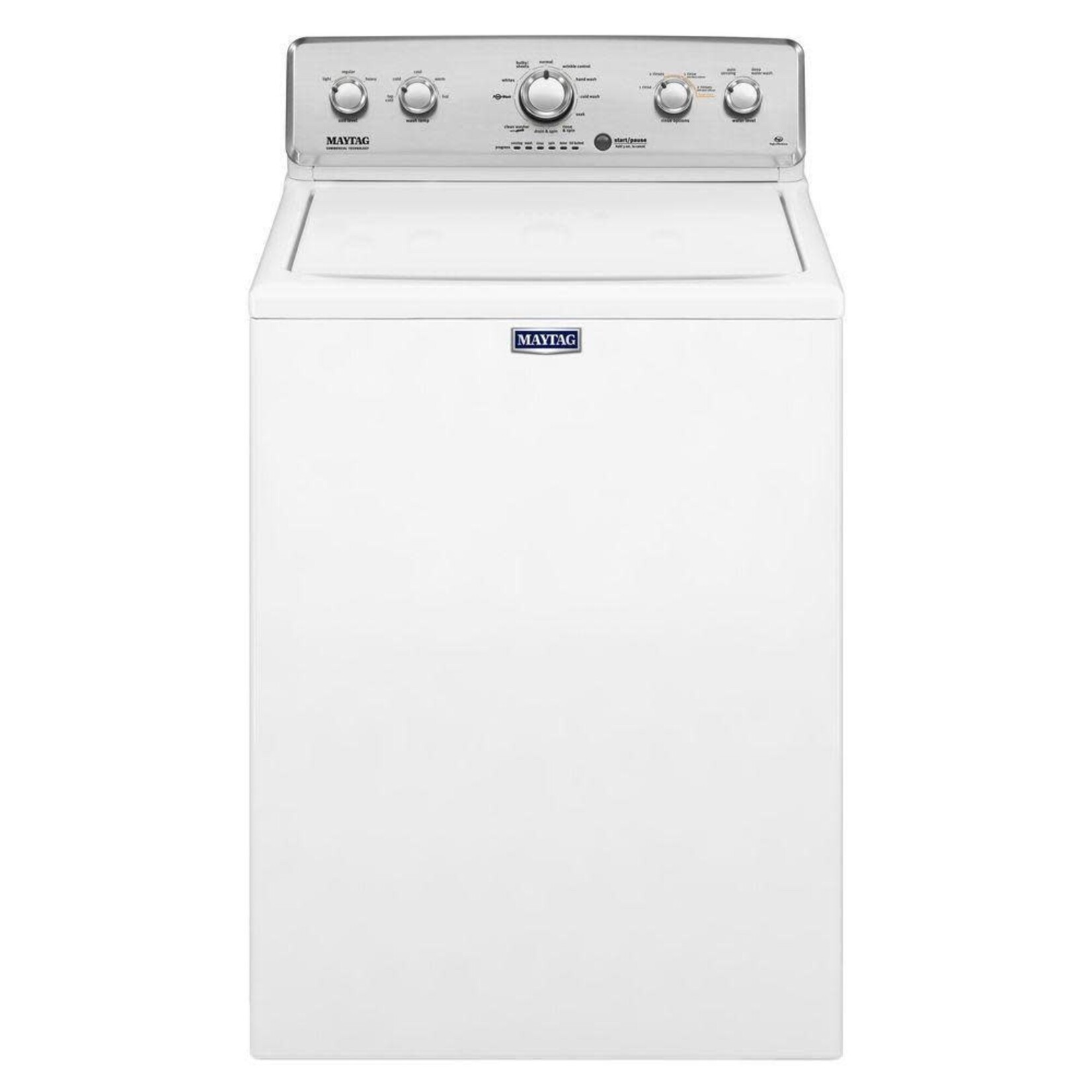 Maytag C/R MVWC565FW used  MAY Vertical Axis - w/ Agitator - 4.2 CU FT, SS WASH BASKET, POWER WASH AG