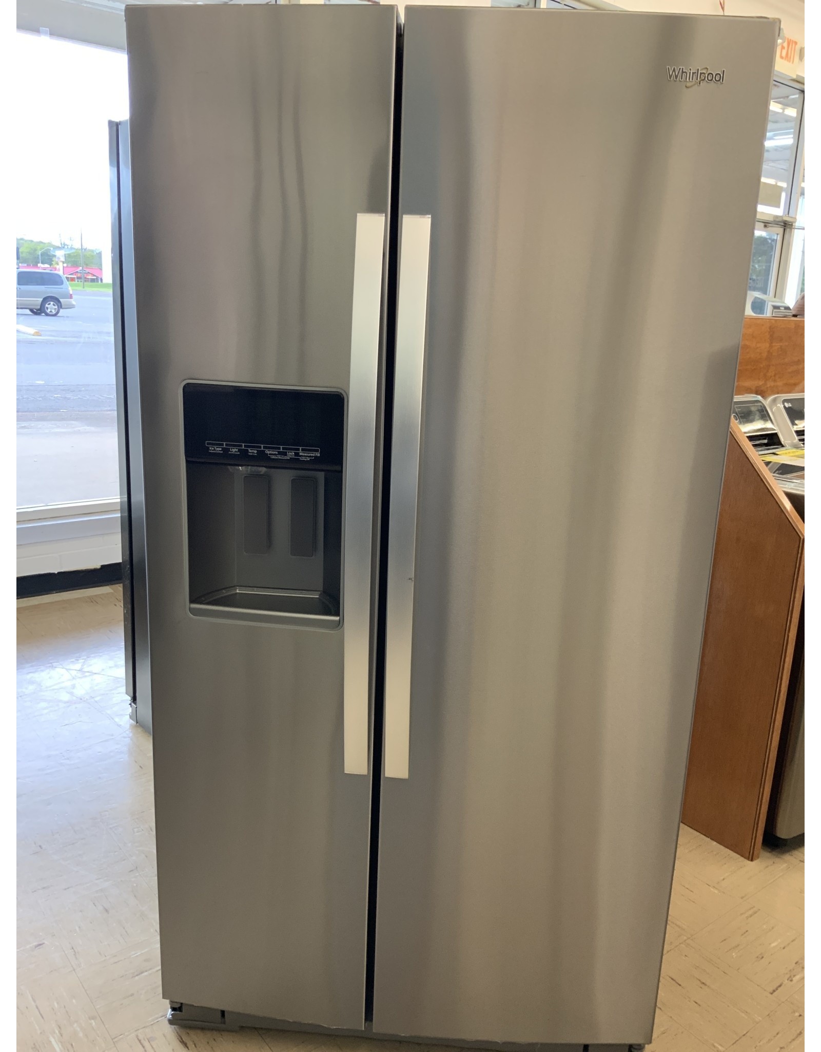 WRS571CIHZ WHR No Frost Side Free Standing Refr Frez 21 CU FT