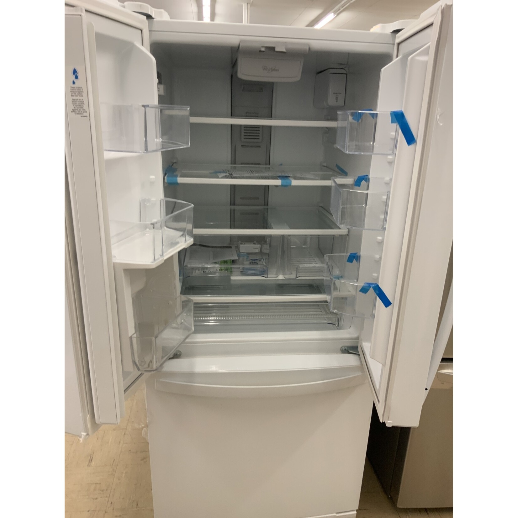 WRF560SEHW WHR No Frost Multi Dr -FreeStandg Refr Frez - 20 CU FT, 30" WIDTH, ESTAR, FRENCH DOOR,