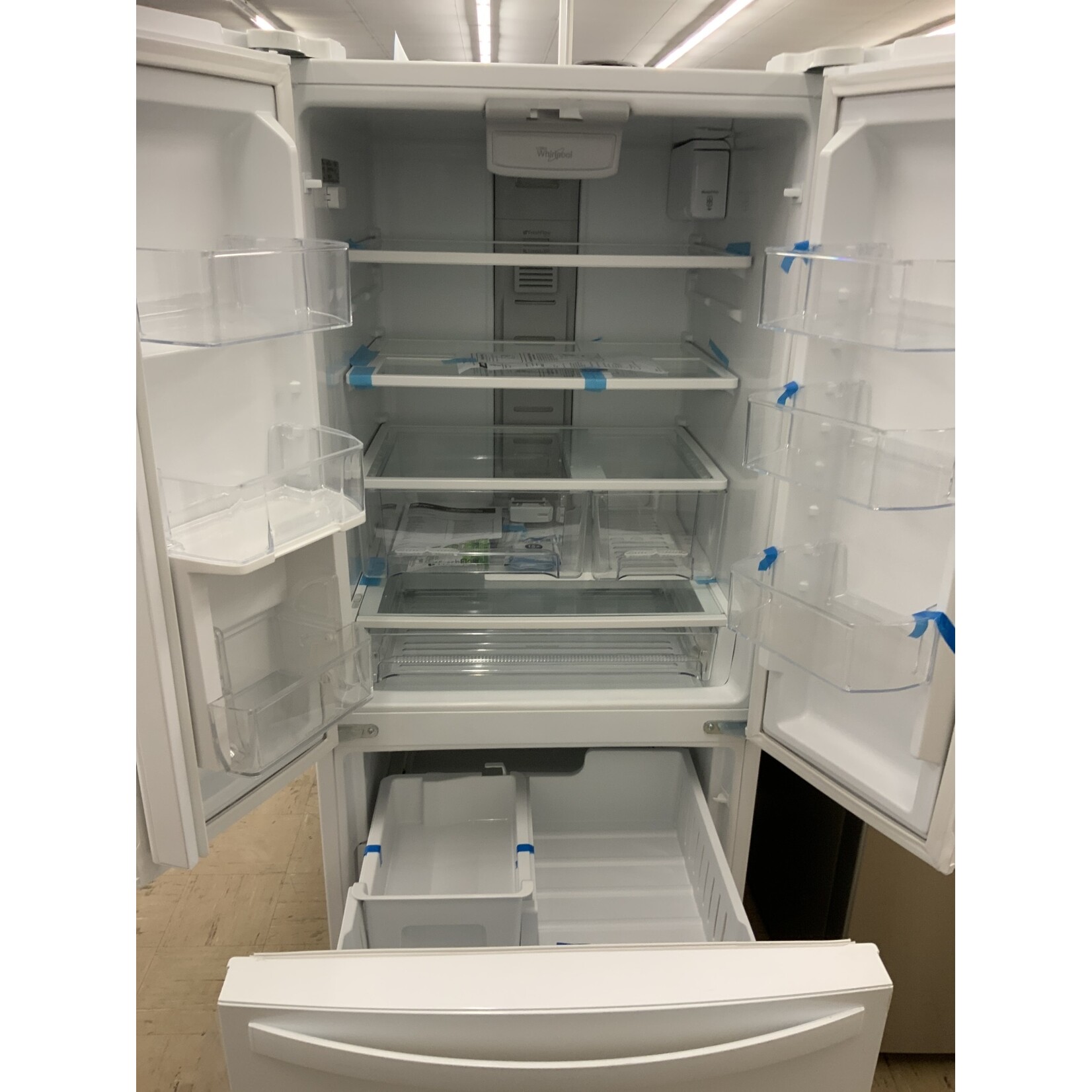 WRF560SEHW WHR No Frost Multi Dr -FreeStandg Refr Frez - 20 CU FT, 30" WIDTH, ESTAR, FRENCH DOOR,