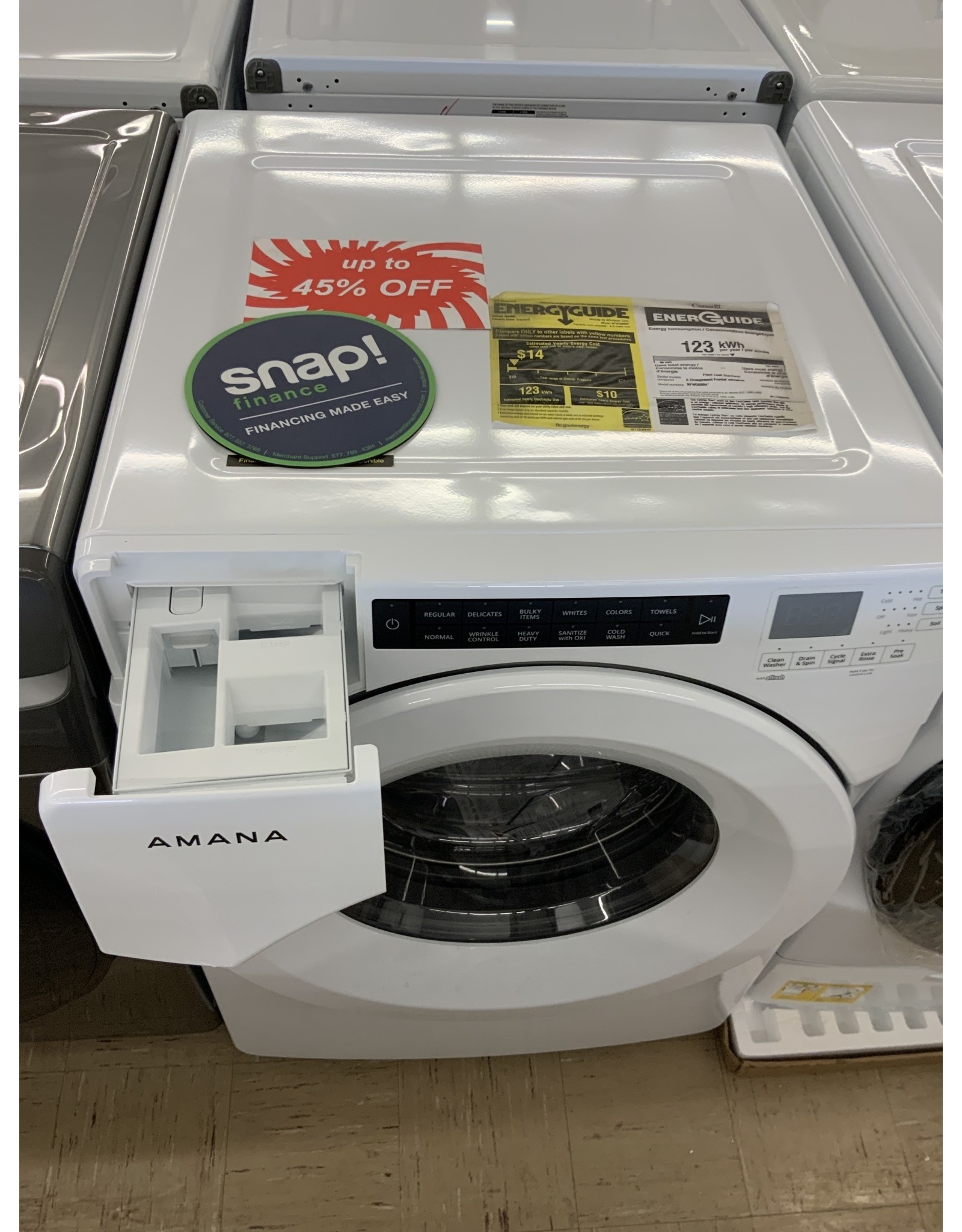 NFW5800HW 4.3 cu. ft. ENERGY STAR Qualified White Front Load Washer with Large Capacity