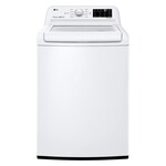 LG Electronics WT7100CW 4.5 cu. ft. HE Ultra Large Top Load Washer with ColdWash, 6Motion & TurboDrum Technology in White, ENERGY STAR USED 15 DAYS STORE WARRANTY