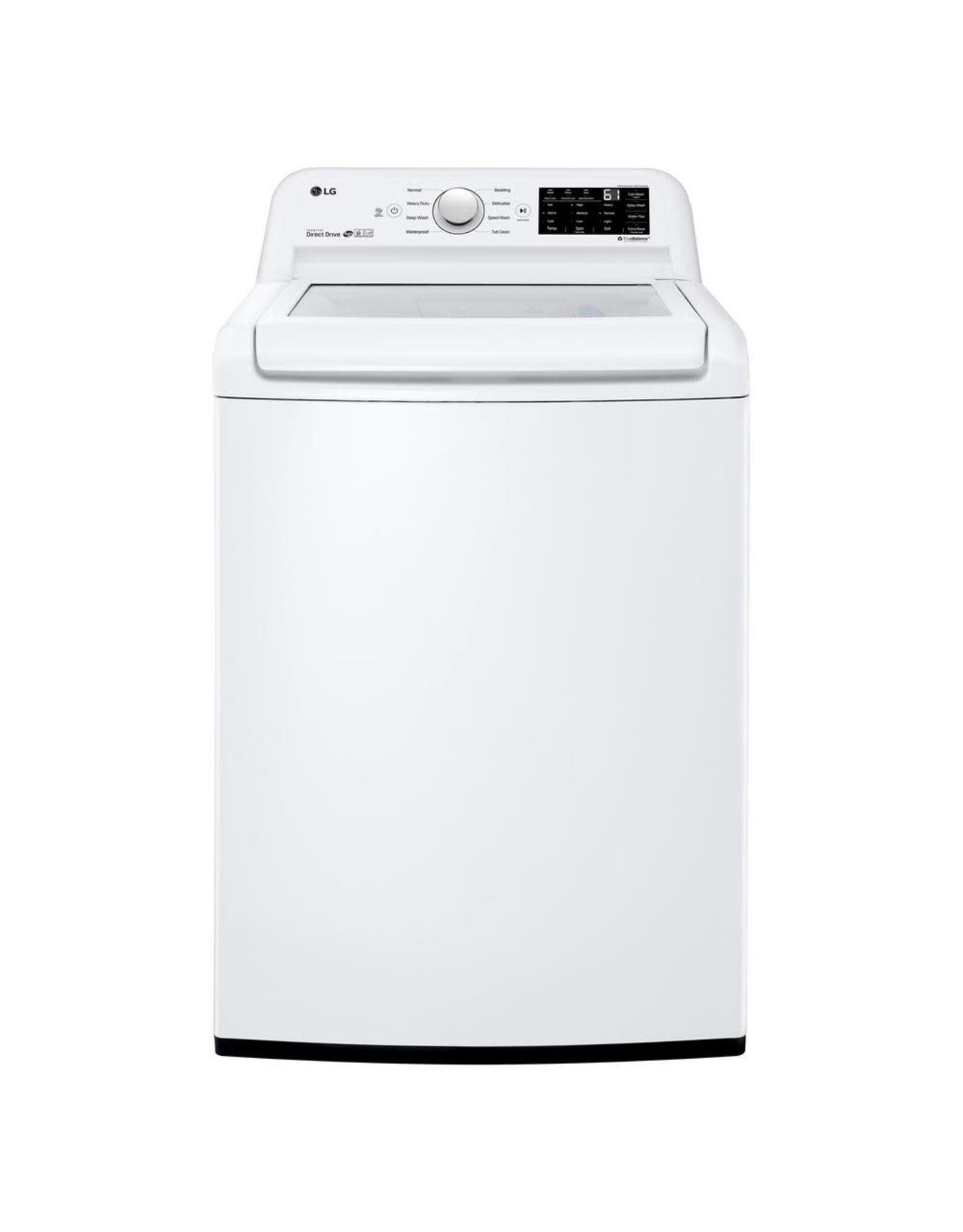LG Electronics WT7100CW 4.5 cu. ft. HE Ultra Large Top Load Washer with ColdWash, 6Motion & TurboDrum Technology in White, ENERGY STAR