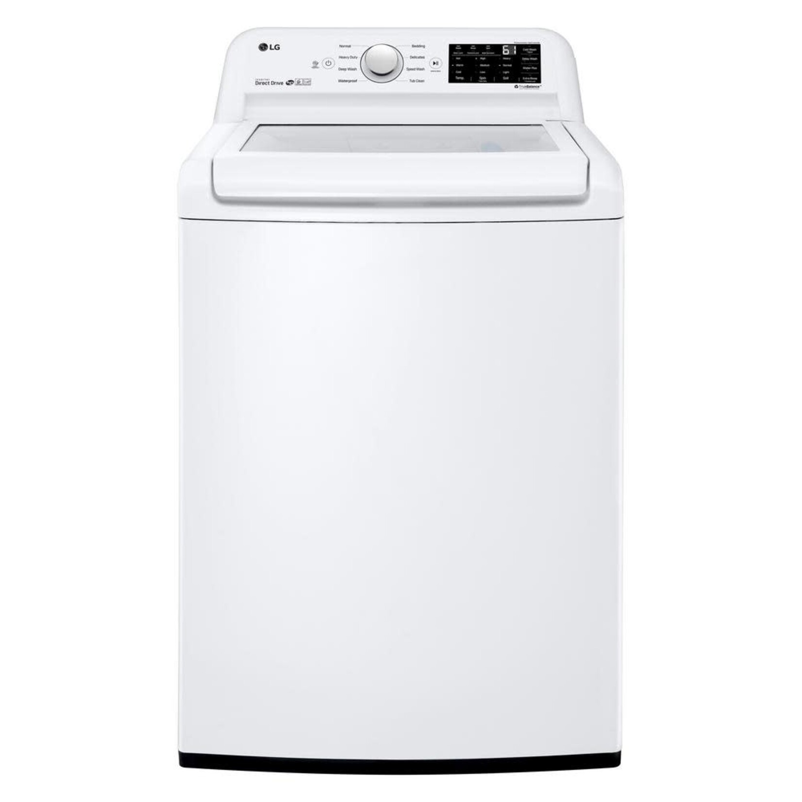 LG Electronics WT7100CW 4.5 cu. ft. HE Ultra Large Top Load Washer with ColdWash, 6Motion & TurboDrum Technology in White, ENERGY STAR USED 15 DAYS STORE WARRANTY