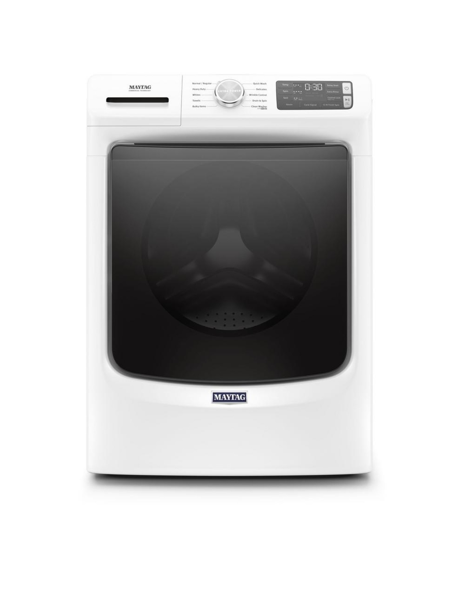 MAYTAG MHW5630HW 4.5 cu. ft. White Stackable Front Load Washing Machine with 12-Hour Fresh Spin, ENERGY STAR