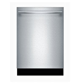 BOSCH SHXM4AY55N 100 Series Top Control Tall Tub Dishwasher in Stainless Steel with Hybrid Stainless Steel Tub and 3rd Rack, 48dBA