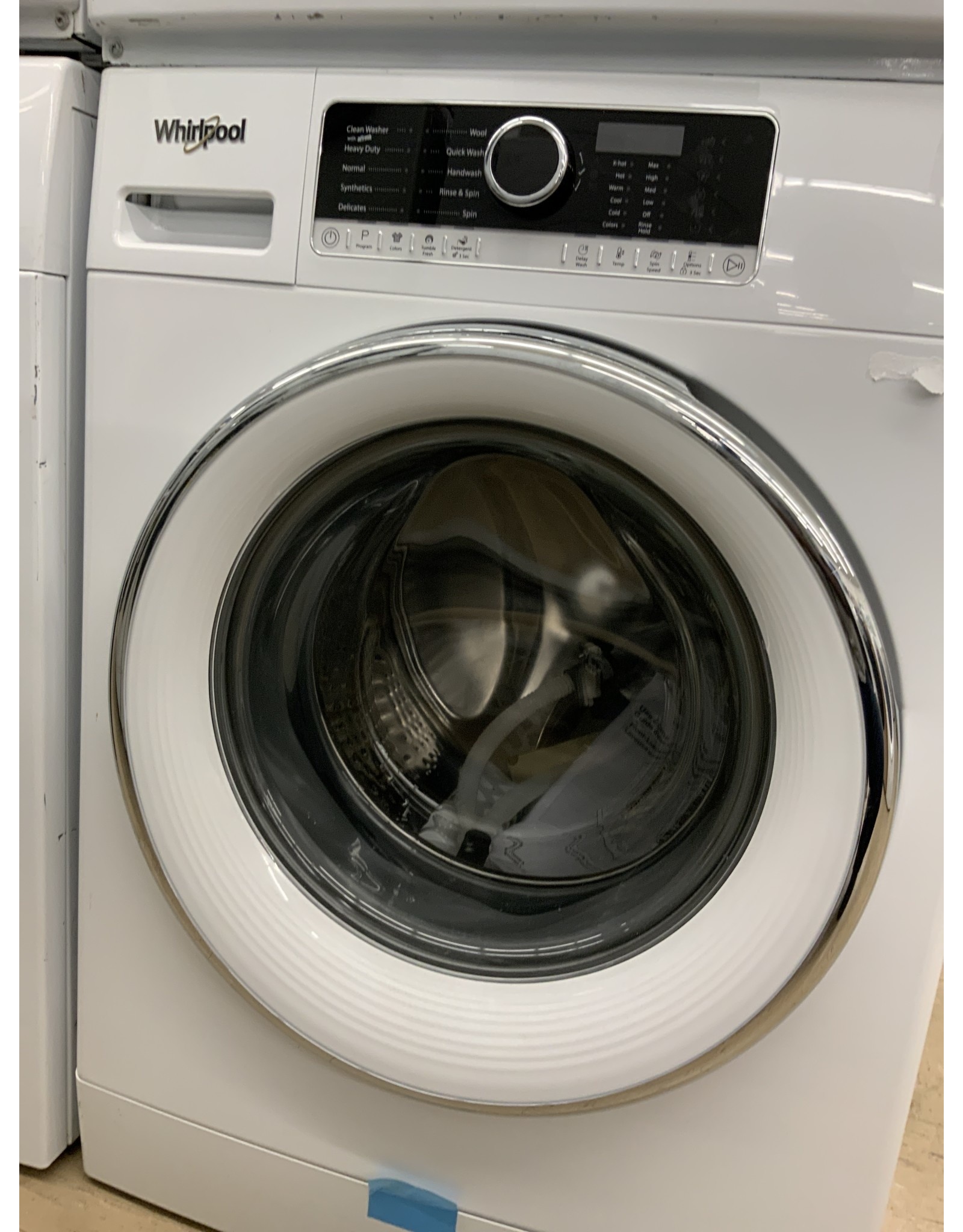 WHIRLPOOL WFW5090JW 2.3 cu. ft. High Efficiency White Front Load Compact Washing Machine, ENERGY STAR