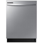 SAMSUNG DW80R2031US  Samsung 24 in. Top Control Dishwasher with Stainless Steel Interior Door and Plastic Tall Tub in Stainless Steel, 55 dBA