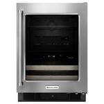 KitchenAid *KUBR204ESB 24 in. W 14-Bottle Wine Cooler