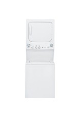 GE GUD27ESSMWW GE White Laundry Center 3.8 cu. ft. Washer and 5.9 cu. ft. 240-Volt Vented Electric Dryer