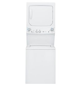 GE GUD27ESSMWW GE White Laundry Center 3.8 cu. ft. Washer and 5.9 cu. ft. 240-Volt Vented Electric Dryer