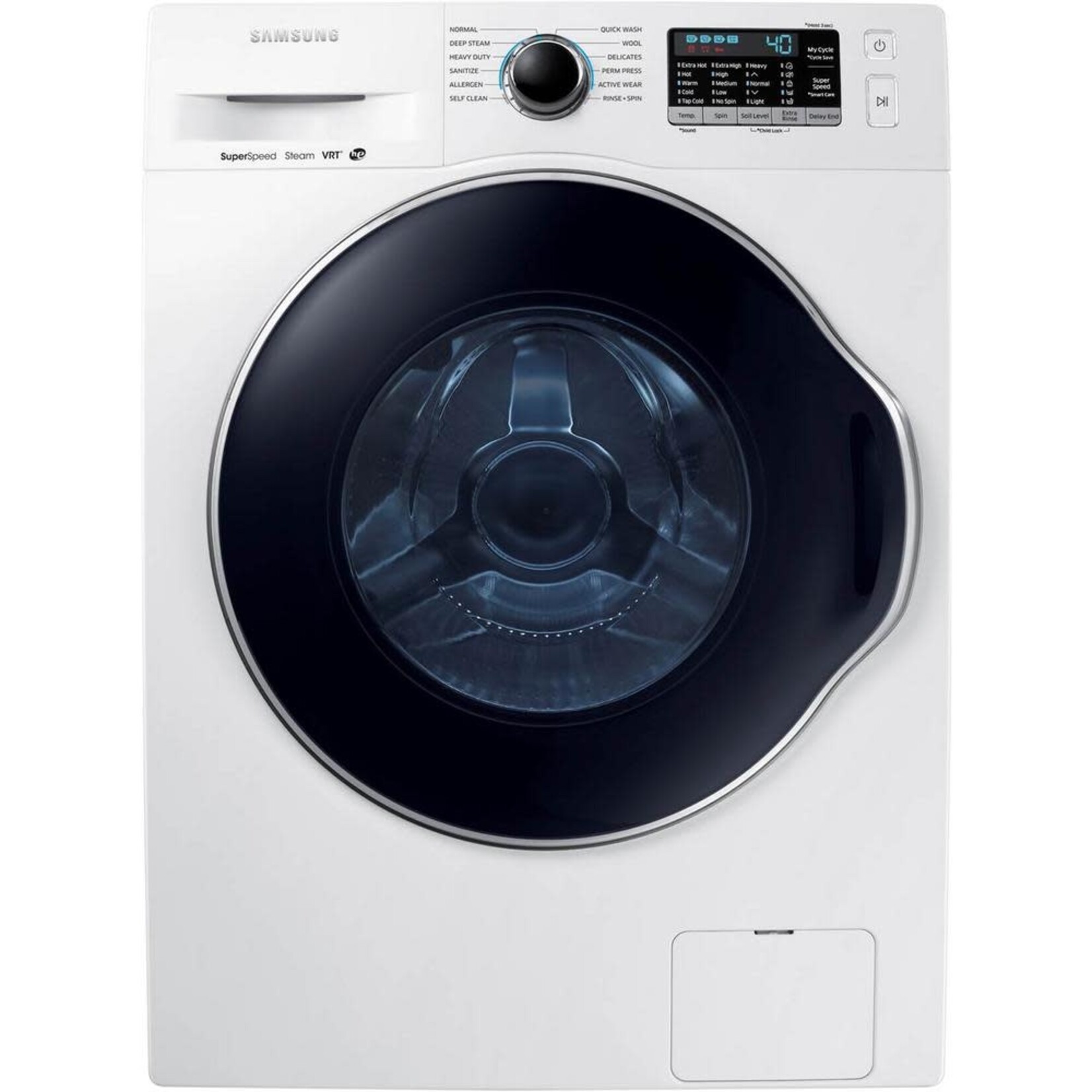 SAMSUNG WW22K6800AW Samsung 24" FL Washer w/ Super Speed