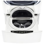 LG Electronics *WD100CW 27 in. 1.0 cu. ft. SideKick Pedestal Washer with TWINWash System Compatibility in White
