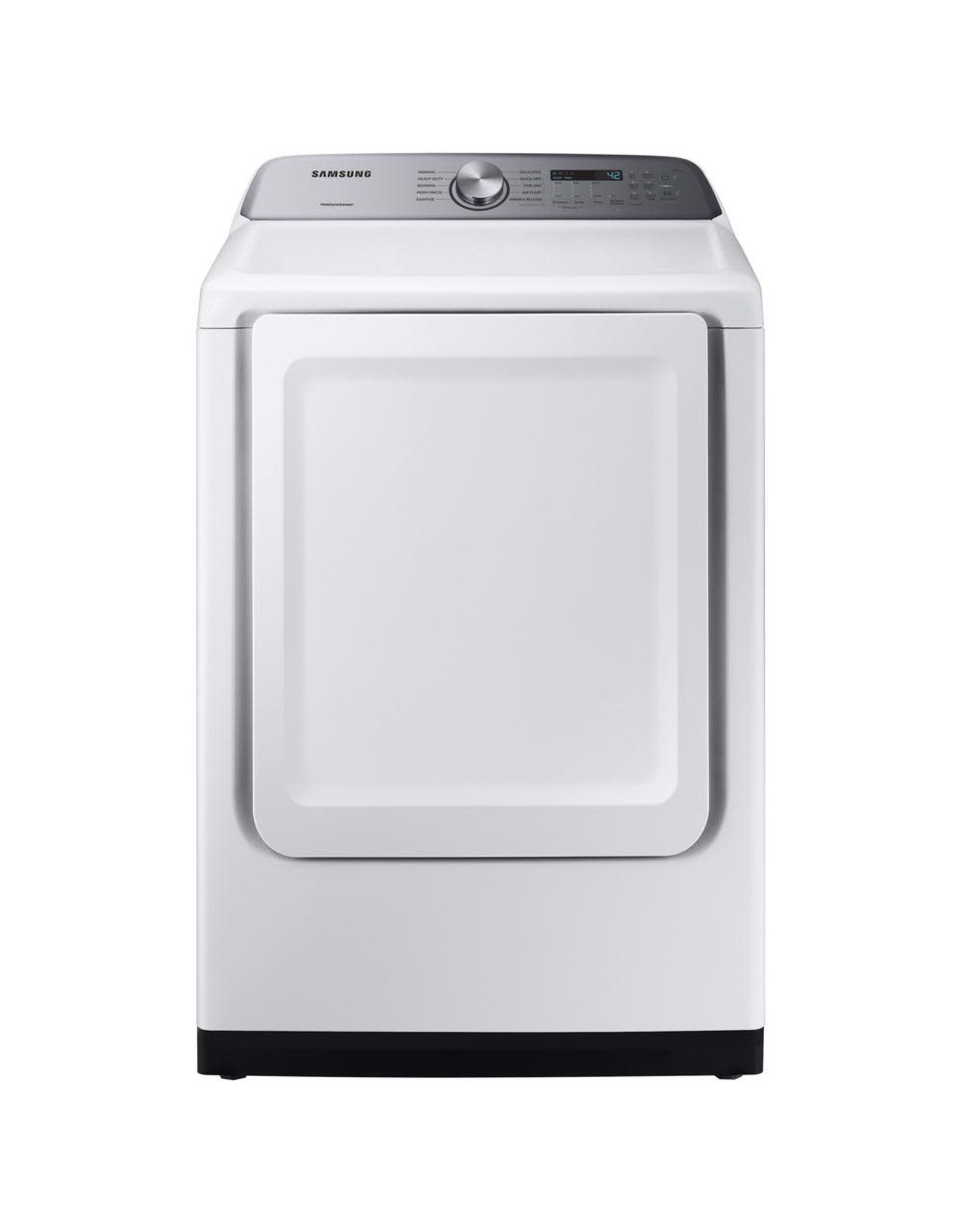 SAMSUNG DVE50R5200W 7.4 cu. ft. White Electric Dryer with Sensor Dry