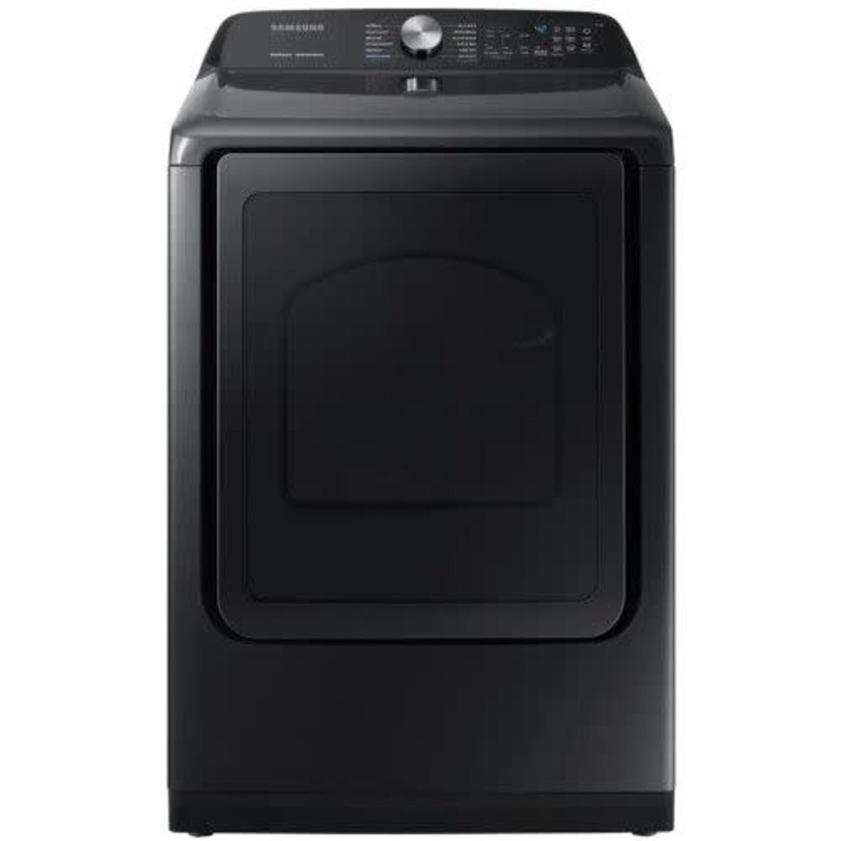 SAMSUNG DVE50R5400V Samsung 7.4 cu. ft. Fingerprint Resistant Black Stainless Electric Dryer with Steam Sanitize+