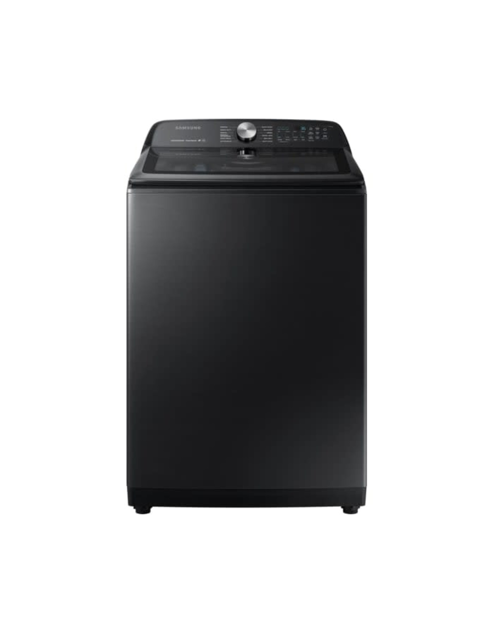 SAMSUNG WA50R5400AV 5.0 cu. ft. Hi-Efficiency Fingerprint Resistant Black Stainless Top Load Washing Machine with Super Speed, ENERGY STAR