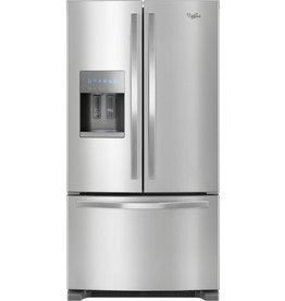 WHIRLPOOL WRF555SDFZ 25 cu. ft. French Door Refrigerator in Fingerprint-Resistant Stainless Steel