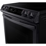 SAMSUNG SAMSUNG NE63T871S1G 6.3 cu. ft. Slide-In Electric Range with Air Fry Convection Oven in Fingerprint Resistant Black Stainless Steel