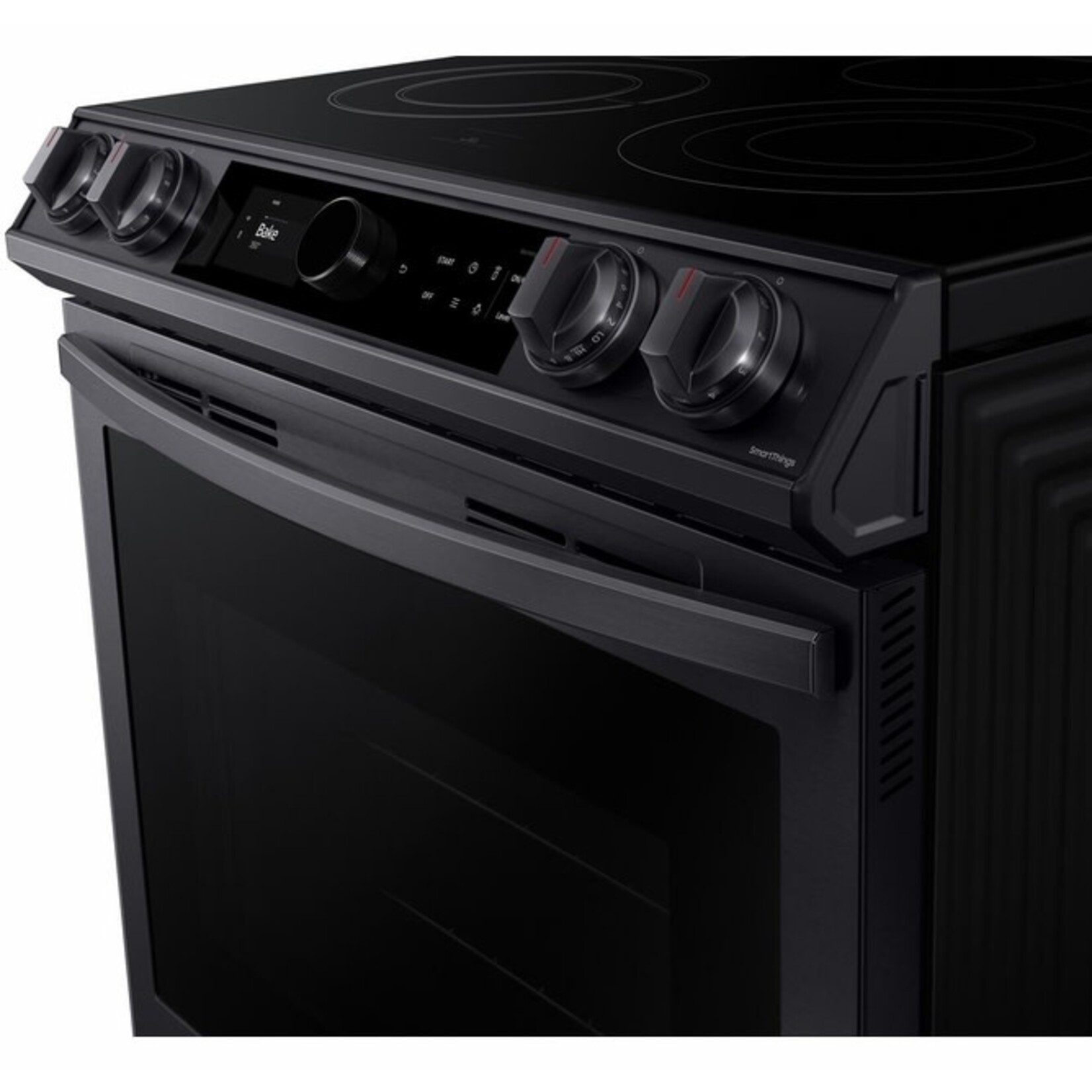 SAMSUNG SAMSUNG NE63T871S1G 6.3 cu. ft. Slide-In Electric Range with Air Fry Convection Oven in Fingerprint Resistant Black Stainless Steel