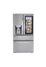 LG Electronics LRMVS3006S 29.7 cu. ft. Smart French Door Refrigerator, InstaView Door-In-Door, Dual and Craft Ice in PrintProof Stainless Steel
