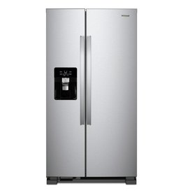 WHIRLPOOL WRS321SDHZ 21 cu. ft. Side by Side Refrigerator in Fingerprint Resistant Stainless Steel