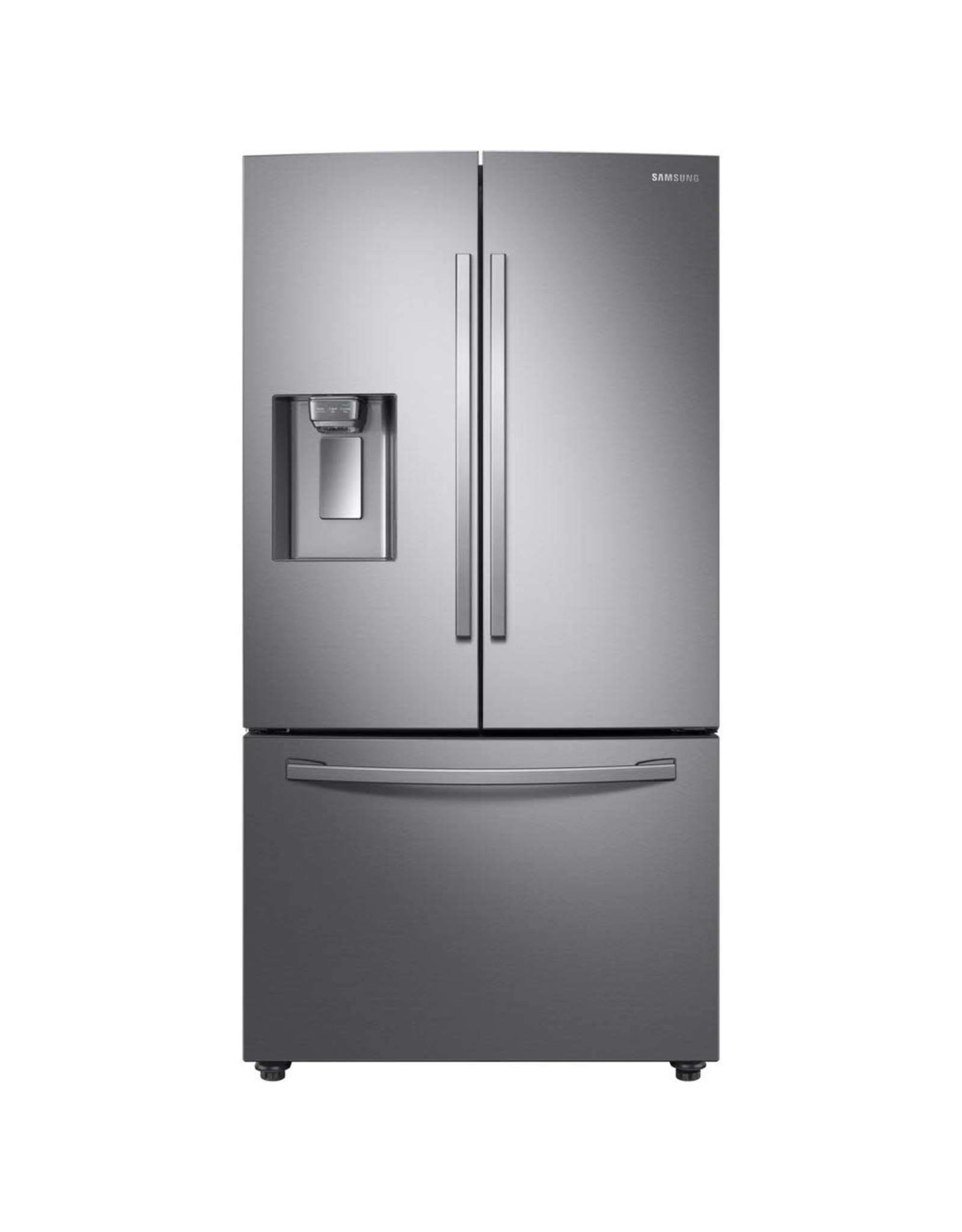 SAMSUNG RF23R6201SR 23 cu. ft. 3-Door French Door Refrigerator in Stainless Steel with CoolSelect Pantry, Counter Depth