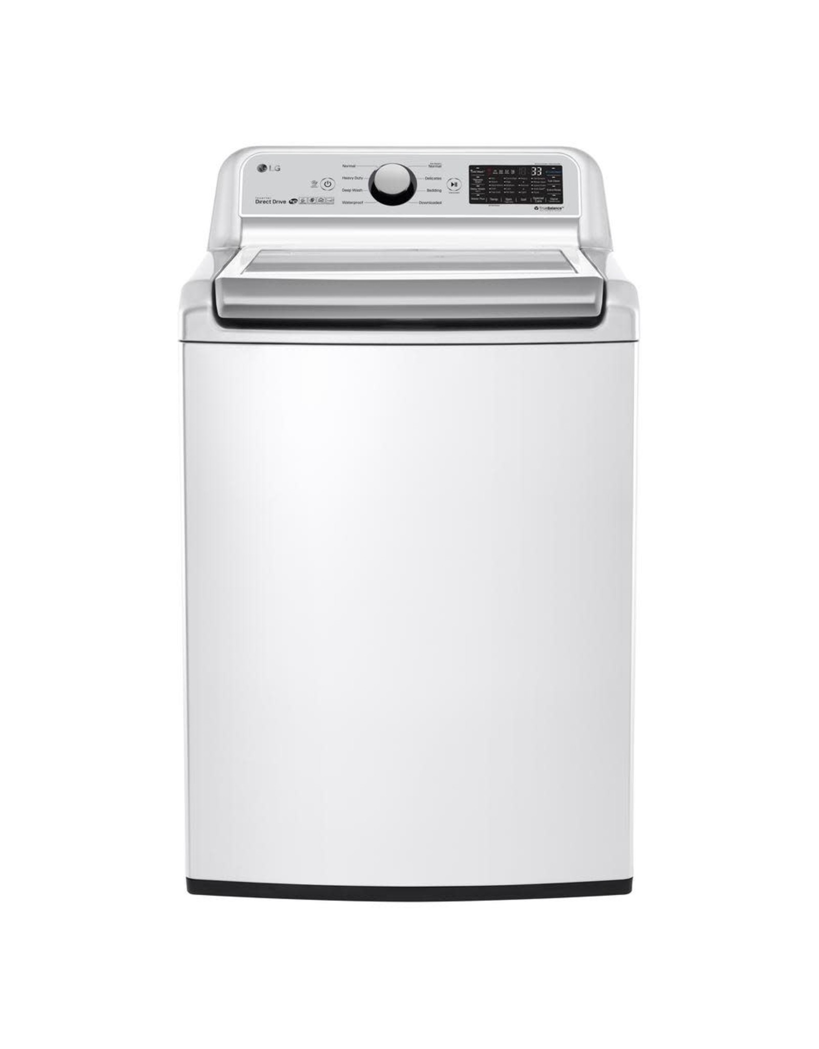 LG Electronics WT7300CW 5.0 cu. ft. High Efficiency Mega Capacity Smart Top Load Washer with TurboWash3D and Wi-Fi Enabled in White,