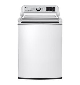 LG Electronics WT7300CW 5.0 cu. ft. High Efficiency Mega Capacity Smart Top Load Washer with TurboWash3D and Wi-Fi Enabled in White,